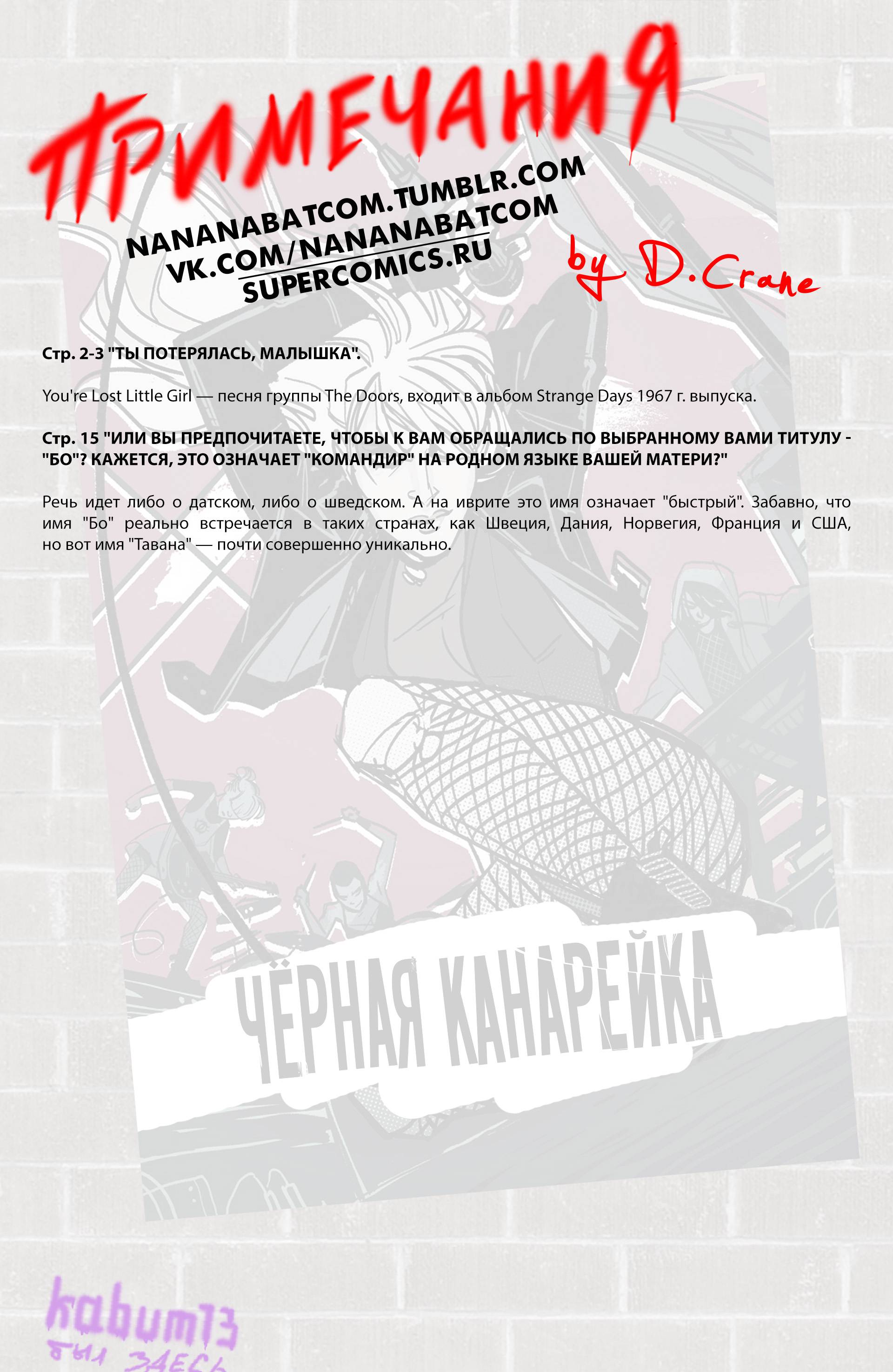 Черная Канарейка №4 онлайн