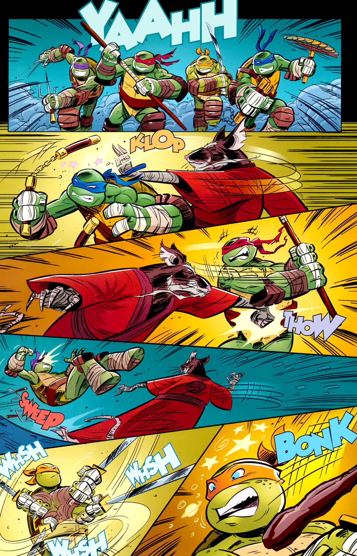 Черепашки Мутанты Ниндзя Новые Приключения (Teenage Mutant Ninja Turtles  New Animated Adventures Free Comic Book Day) - страница 6 - читать комикс  онлайн бесплатно | UniComics